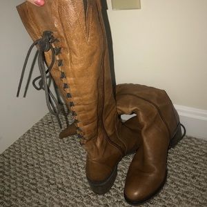 Steve Madden Lace Back Boots